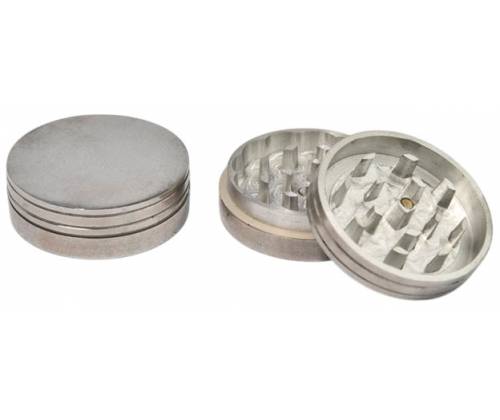 Grinder Τρίφτης Μεταλλικός Ασημί 55mm - 2 Parts - Τιμή: 5,40€