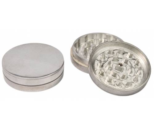 Grinder Τρίφτης Μεταλλικός Ασημί 60mm - 2 Parts - Τιμή: 5,90€