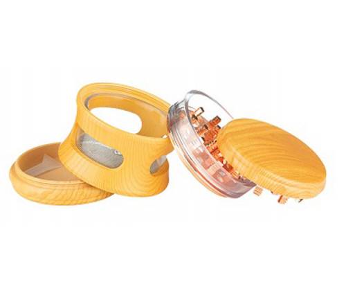 Super Heroes Grinder Τρίφτης 60mm Wooden Metal - 4 Parts - Τιμή: 22,90€