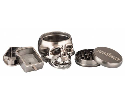 Super Heroes Grinder Τρίφτης Dark Gun Skull 55mm - 4 Parts - Τιμή: 17,90€
