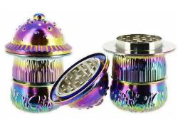 Ragga Μεταλλικό Grinder Τρίφτης 3D Mushroom 43mm - 3 Parts