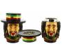 Ragga Μεταλλικό Grinder Τρίφτης 3D Rasta Man 43mm - 3 Parts - Τιμή: 13,70€