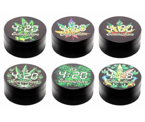 Τρίφτης Καπνού Grinder 52mm Σχέδιο 420 - 3 Parts - Τιμή: 7,20€