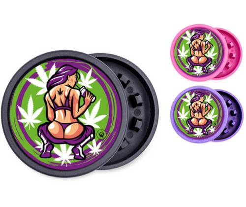 Grinder Eco Bio «420 Girl» 55mm - 2 Parts - Τιμή: 5,40€