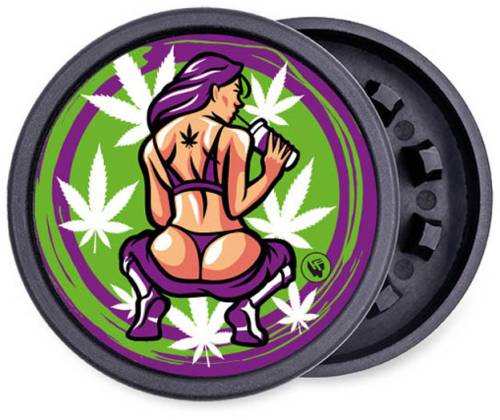 Grinder Eco Bio «420 Girl» 55mm - 2 Parts - Τιμή: 5,40€
