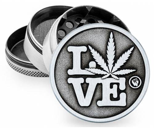 Grinder Τρίφτης «420 Love» 50mm - 4 Parts - Τιμή: 16,50€