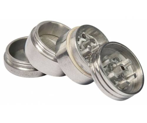 Grinder Τρίφτης Μεταλλικός Ασημί 30mm - 4 Parts - Τιμή: 5,40€