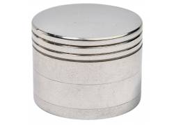 Grinder Τρίφτης Μεταλλικός Ασημί 55mm - 4 Parts