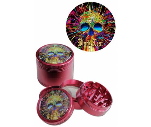 Black Leaf Grinder Τρίφτης Cyber Skull 50mm Aluminium - 4 Parts - Τιμή: 18,50€