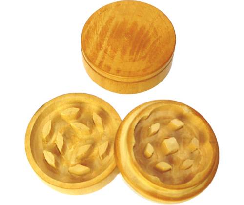 Ξύλινο Grinder Τρίφτης «All Wood» 60mm - 2 Parts - Τιμή: 6,90€