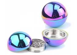 Grinder Τρίφτης Μεταλλικός Ball Rainbow 53mm - 2 Parts