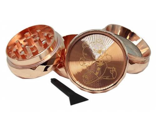 Grinder Τρίφτης 42mm Bear Rose Gold - 4 Parts - Τιμή: 9,90€