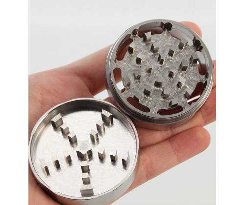 Grinder Τρίφτης 40mm Αλουμίνιο Σχέδιο Mushroom - 2 Parts - Τιμή: 11,50€