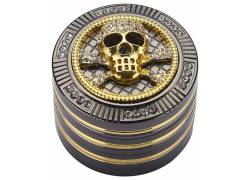 Grinder Τρίφτης Bling Skull 50mm Aluminium - 4 Parts
