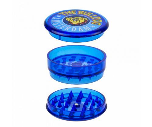 The Bulldog Amsterdam Grinder Διάφανο Πλαστικό Μπλε - 3 Parts - Τιμή: 5,00€