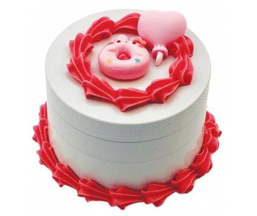 Grinder Τρίφτης Αλουμινίου Cake Donuts 63mm Pink - 4 parts - Τιμή: 19,50€