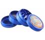 Grinder Τρίφτης 50mm Αλουμίνιο Σχέδιο Cannifornia Blue - 4 Parts - Τιμή: 17,50€
