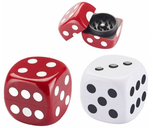 Grinder Τρίφτης Ζαρι Dice 50mm - 2 Parts -  Price: 3,90€