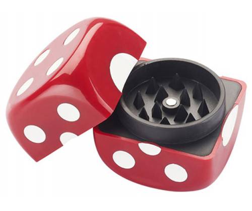 Grinder Τρίφτης Ζαρι Dice 50mm - 2 Parts -  Price: 3,90€