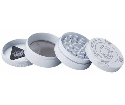 Champ Aluminium Grinder Τρίφτης 50mm Λευκό Planet - 4 Parts - Τιμή: 12,50€