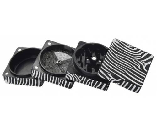 Champ Grinder Τρίφτης Zebra Square - 4 Parts - Τιμή: 19,90€