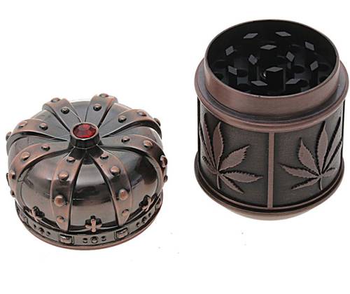 Amsterdam Grinder Τρίφτης «Crown» 34mm - 4 parts - Τιμή: 12,50€