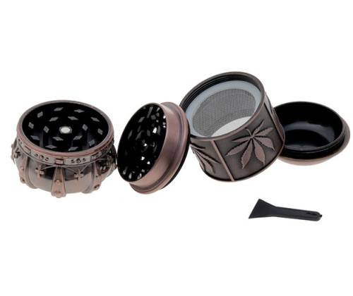Amsterdam Grinder Τρίφτης «Crown» 34mm - 4 parts - Τιμή: 12,50€