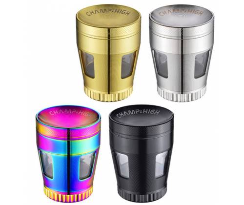 Champ Grinder Τρίφτης 50mm με Παράθυρο - 4 Parts - Τιμή: 16,50€