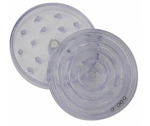 Grinder Τρίφτης Πλαστικός Διάφανος 52mm «Game Labyrinth» - 2 Parts - Τιμή: 3,20€