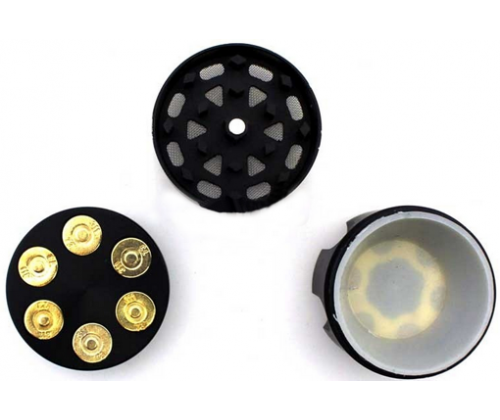 Grinder Μαγνητικός Τρίφτης Γεμιστήρας Περίστροφου 40mm Μαύρο - 3 Parts - Τιμή: 7,90€