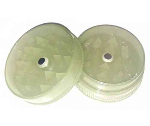 Grinder Τρίφτης Πλαστικός 43mm - 3 Parts (Φωσφορίζει) - Τιμή: 1,90€