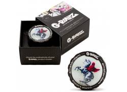 G-Rollz Aluminium Grinder Τρίφτης 43mm Μαύρο Bansky Graffiti «Blind Bonapart» - 4 Parts