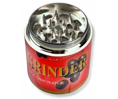 Grinder Plastic Chewing Gum 45mm - Red 3 Parts -  Price: 6,20€