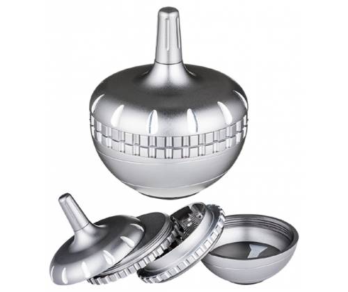 Grinder Τρίφτης Gyroscope 63mm Ασημί - 3 parts - Τιμή: 22,00€