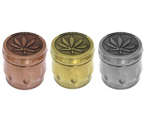 Grinder Τρίφτης 43mm Leaf - 4 Parts - Τιμή: 9,90€