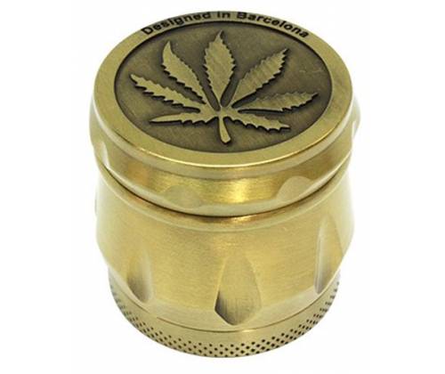 Grinder Τρίφτης 43mm Leaf - 4 Parts - Τιμή: 9,90€