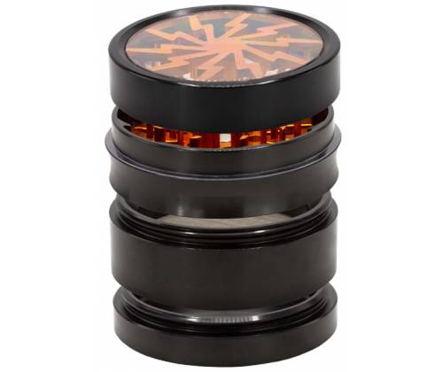 Dope Bross Grinder Τρίφτης Window 63mm - 4 parts  (αλουμίνιο) BN-13GD - Τιμή: 14,90€