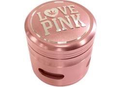 Grinder Τρίφτης 63mm Αλουμίνιο Σχέδιο Love Pink - 4 Parts