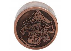Amsterdam Grinder Τρίφτης Shroom 63mm Bronze - 4 parts (αλουμίνιο)