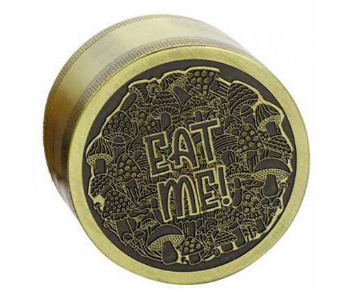 Amsterdam Grinder Τρίφτης Shroom 63mm Gold - 4 parts (αλουμίνιο) - Τιμή: 14,50€