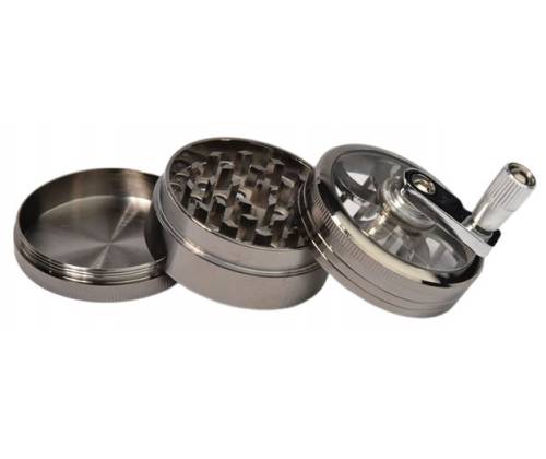 Grinder Τρίφτης Μεταλλικός Μύλος 55mm - Dark Gun 3 Parts - Τιμή: 9,90€