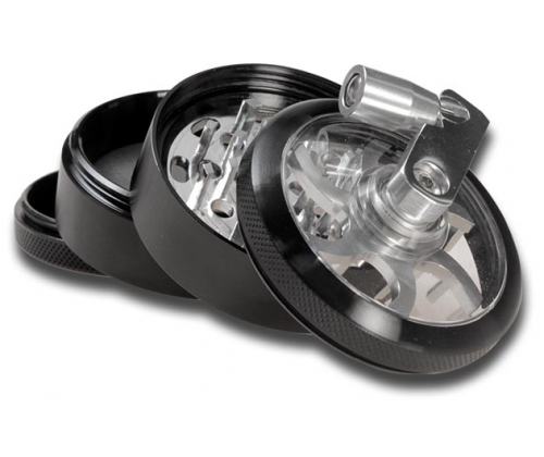 Grinder Τρίφτης Μύλος 60mm Μαύρο - 4 Parts - Τιμή: 13,90€