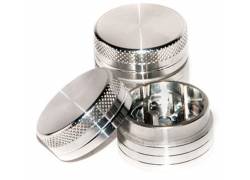Grinder Τρίφτης Mini Αλουμινίου Ασημί 30mm - 2 Parts