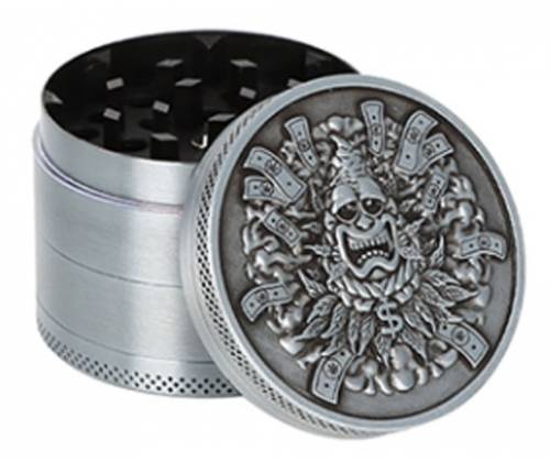 Grinder Μεταλλικός Τρίφτης Mr Joint 50mm «Face»- 4 parts - Τιμή: 13,50€