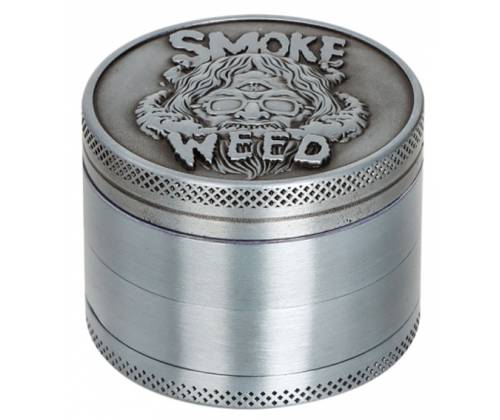 Grinder Μεταλλικός Τρίφτης Mr Joint 50mm «Smoke Weed»- 4 parts - Τιμή: 13,50€