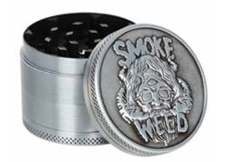 Grinder Μεταλλικός Τρίφτης Mr Joint 50mm «Smoke Weed»- 4 parts