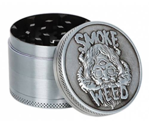 Grinder Μεταλλικός Τρίφτης Mr Joint 50mm «Smoke Weed»- 4 parts - Τιμή: 13,50€