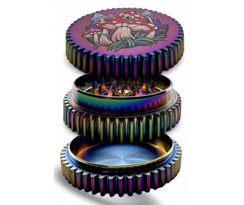 Grinder Τρίφτης 50mm Μεταλλικός Σχέδιο Γρανάζι Mushroom 1 Sprocket - 3 Parts - Τιμή: 16,50€