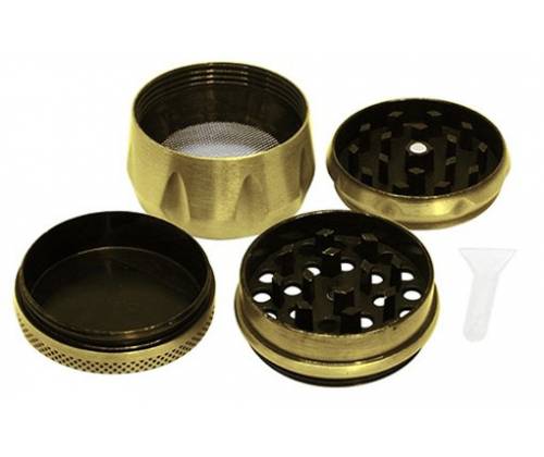 Grinder Τρίφτης 43mm Pineapple Ανανάς Ασημί - 4 Parts - Τιμή: 14,90€