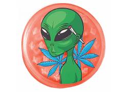 Grinder Τρίφτης Πλαστικός Alien Orange 60mm & Tips - 3 Parts